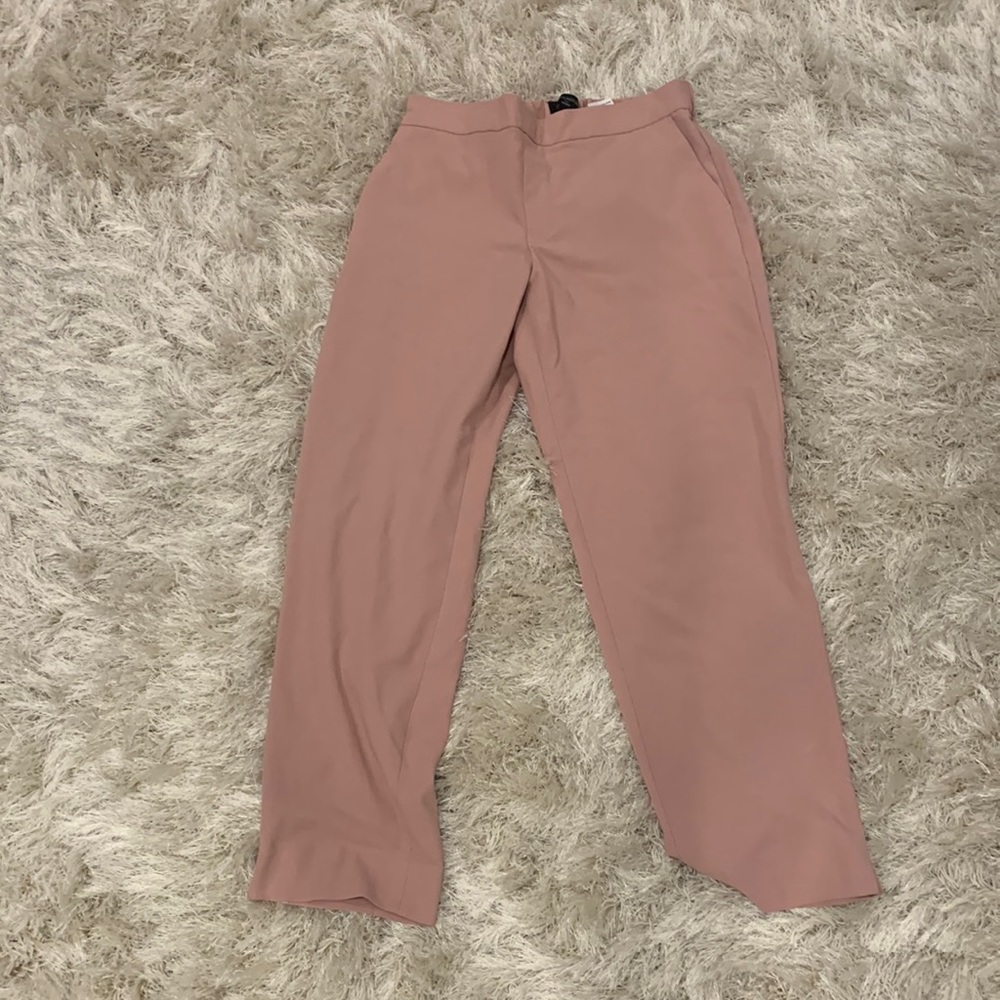 Pink business casual pants